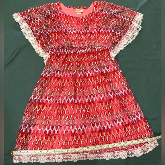 Lemon Fizz Girls Size 14 Lace Boho Flowy Sleeves Dress. EUC. - Picture 6 of 11